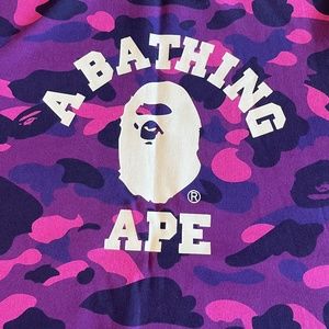 BAPE Color Camo College Crewneck